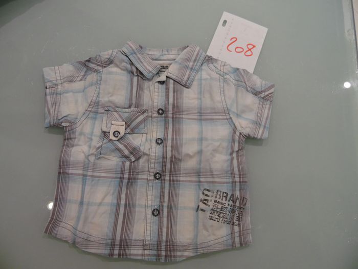 chemise 6 mois manche court tape a l'oeil