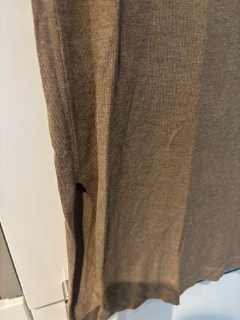 Robe longue beige