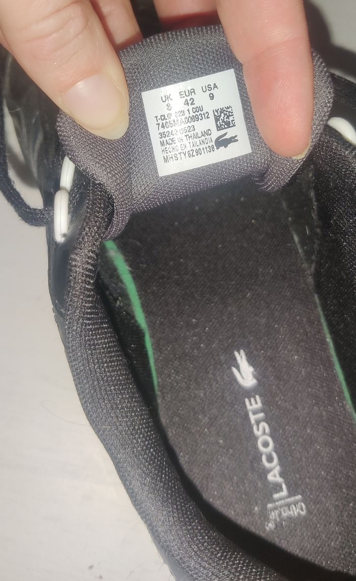 Basket lacoste taille 42 - photo numéro 8