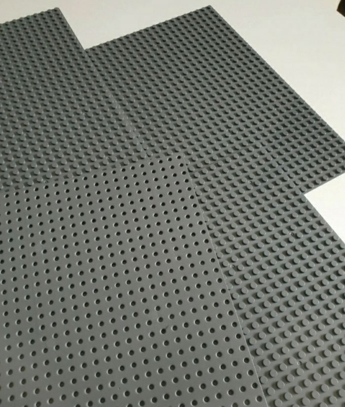 Plaques pour lego 32 plots gris construction enfant jeu - photo numéro 2