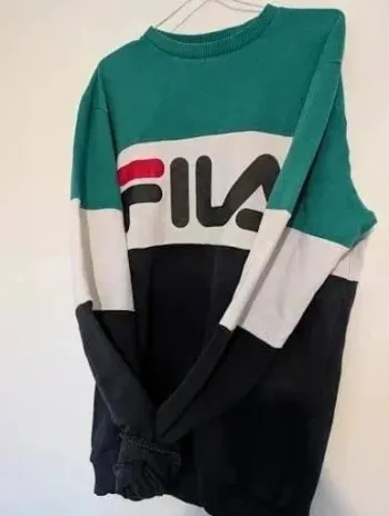 Sweatshirt FILA Colorblock Vintage 90s - Taille S