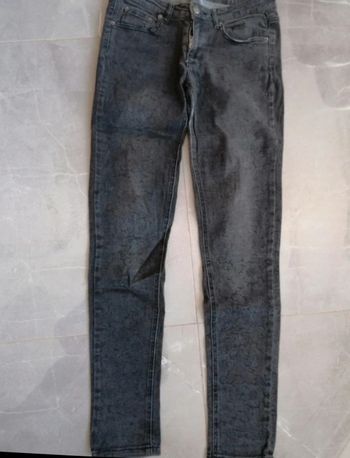 Jean imprimé gris Walk and Talk taille 36