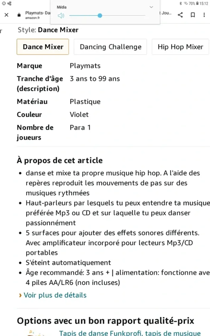 Tapis de dance mixer - photo numéro 11