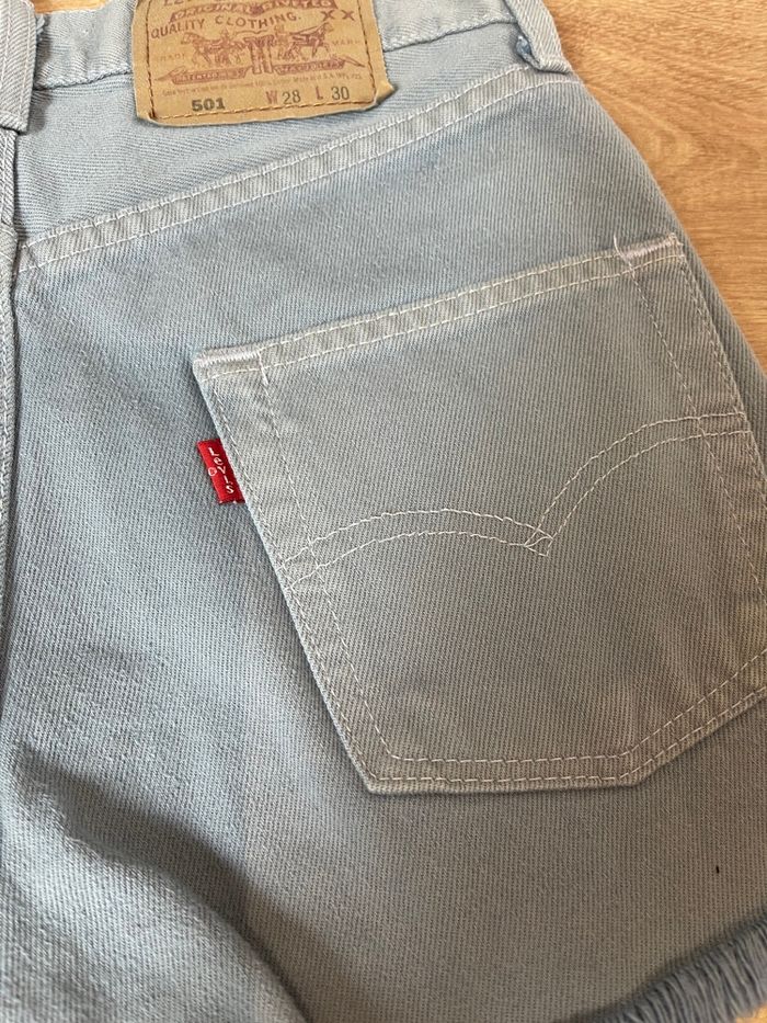 Short, court, jeans, levi’s, vintage - photo numéro 2
