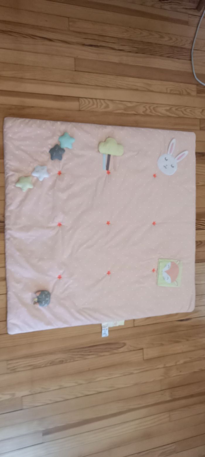 Tapis d'éveil rose