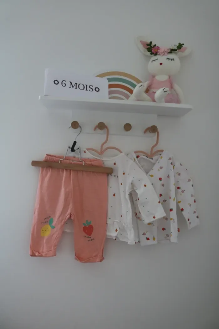 Ensemble haut Kiabi et pantalon/haut Gémo 6 mois