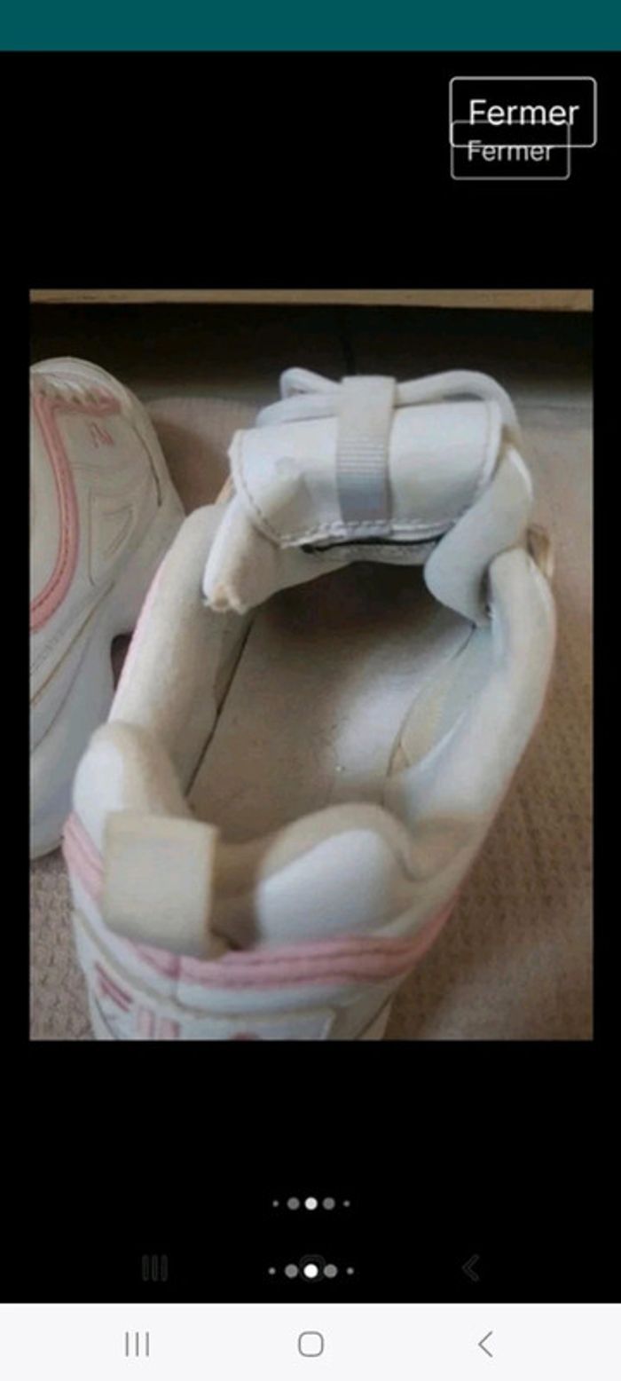Baskets Fila 38,5 blanc rose
femme - photo numéro 8