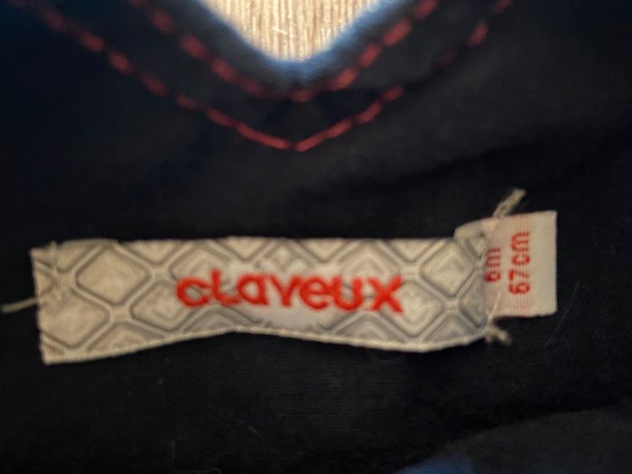 Superbe petite robe en jean clayeux 6 mois excellent état - photo numéro 4