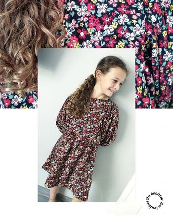 10 ans robe manche 3/4