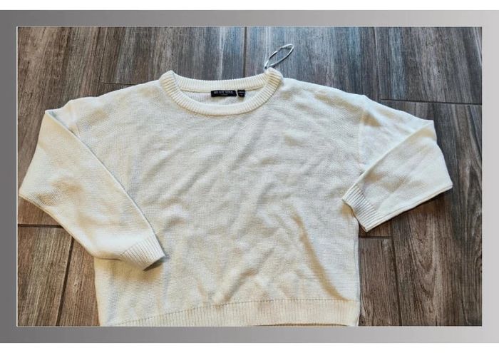 Pull blanc cassé femme Taille M  Brave Soul