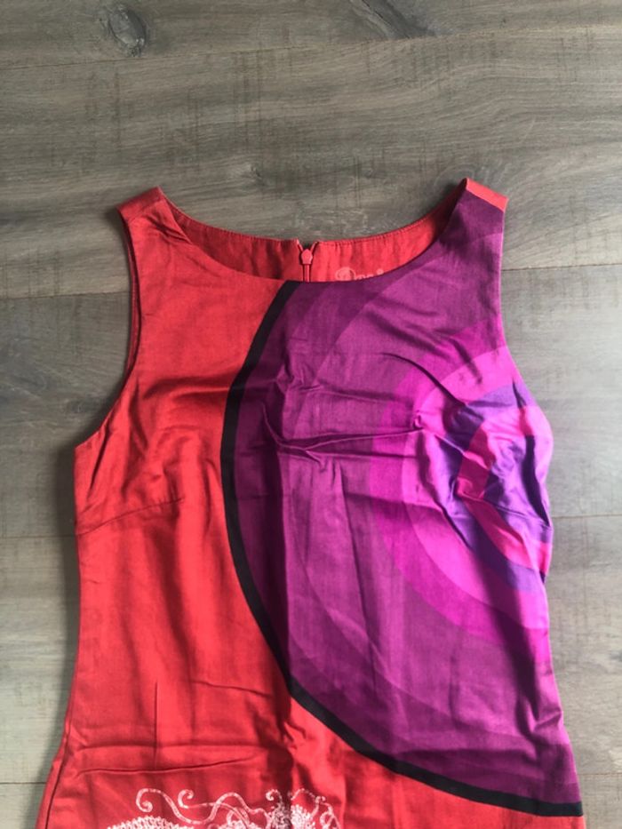 Robe rouge 3 trous desigual taille 36 dragon - photo numéro 2