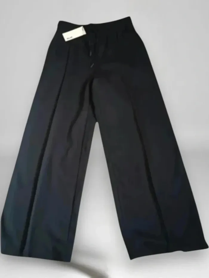 Pantalon  BELAIR chic et décontracté coupe droite jambe large flare ,taille ajustable - photo numéro 8