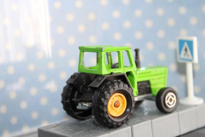 Majorette tracteur agricole vert - photo numéro 5