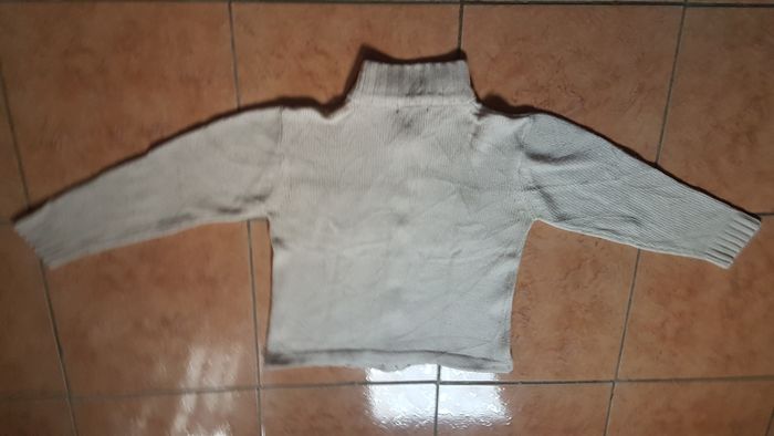 Gilet garçon 12 ans crème et rouge Occicud'Boy - photo numéro 6