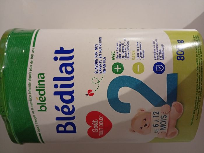 Lait infantile blédilait 2eme age - photo numéro 2