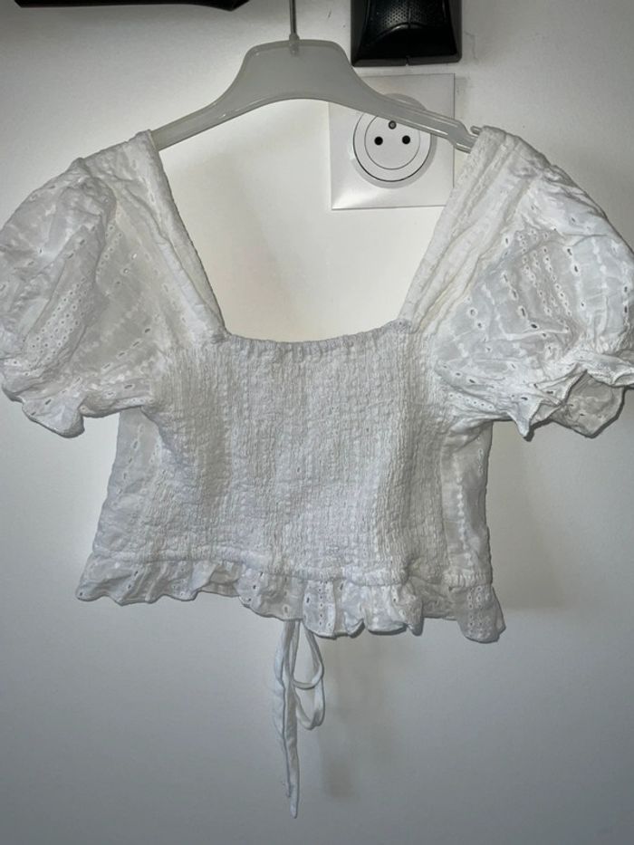 Blouse blanche courte - photo numéro 8