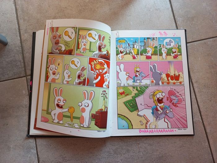Livre pour enfants Les lapins crétins gribouillages - photo numéro 4