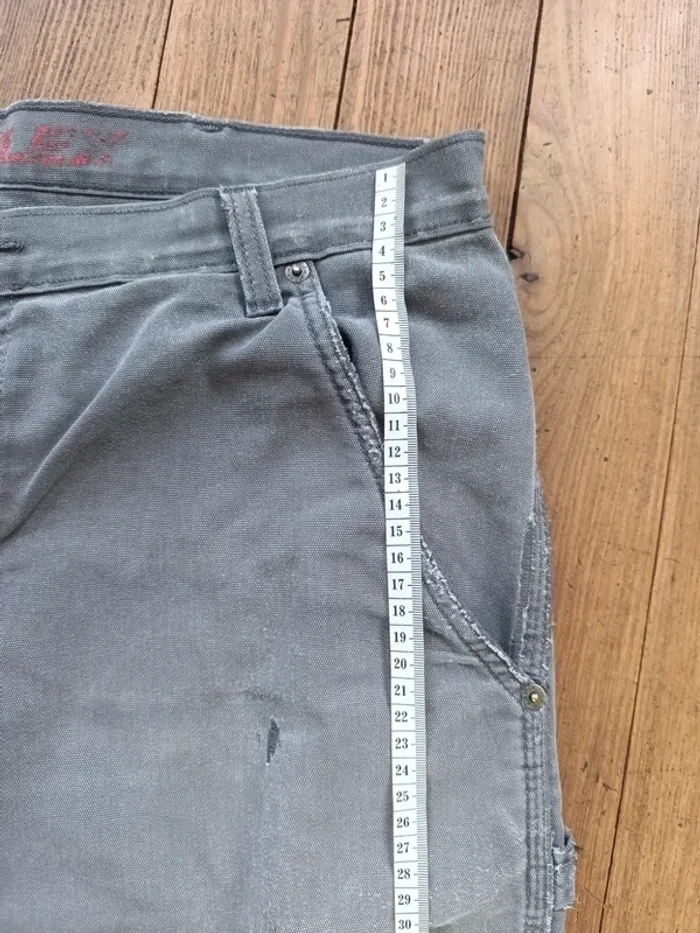 Pantalon jean gris Dickies flex Workwear Carpenter W34 - photo numéro 13