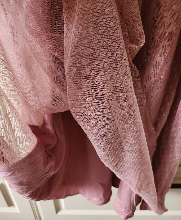 Robe avec bretelles en tulle - photo numéro 2