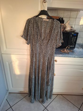Robe imprimé noir et blanche