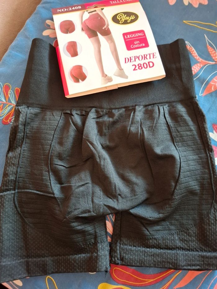 Short legging sans coutures