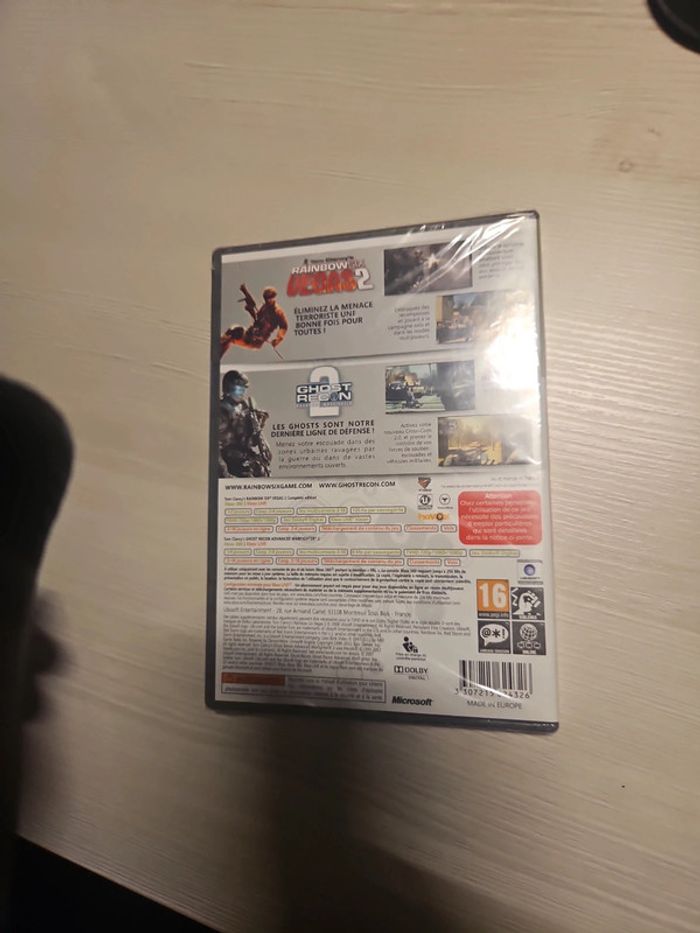 Double pack rainbow six vegas 2 et ghost recon 2 xbox360 neuf - photo numéro 2