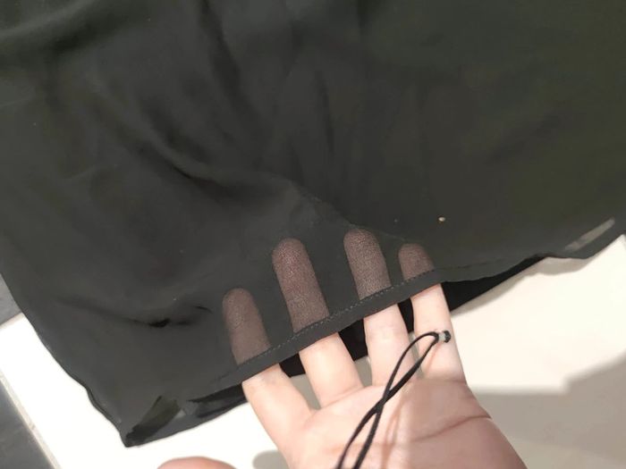 Robe asymétrique noire camaïeu t36 - photo numéro 2