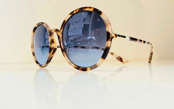 Lunette de soleil femme léopard verres bleus uvprotection catégorie 2