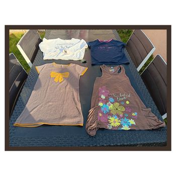 Lot de 10 vêtements filles 8 ans 