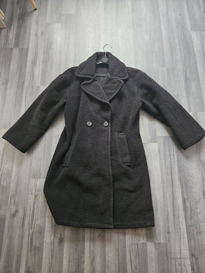 Blouson long noir