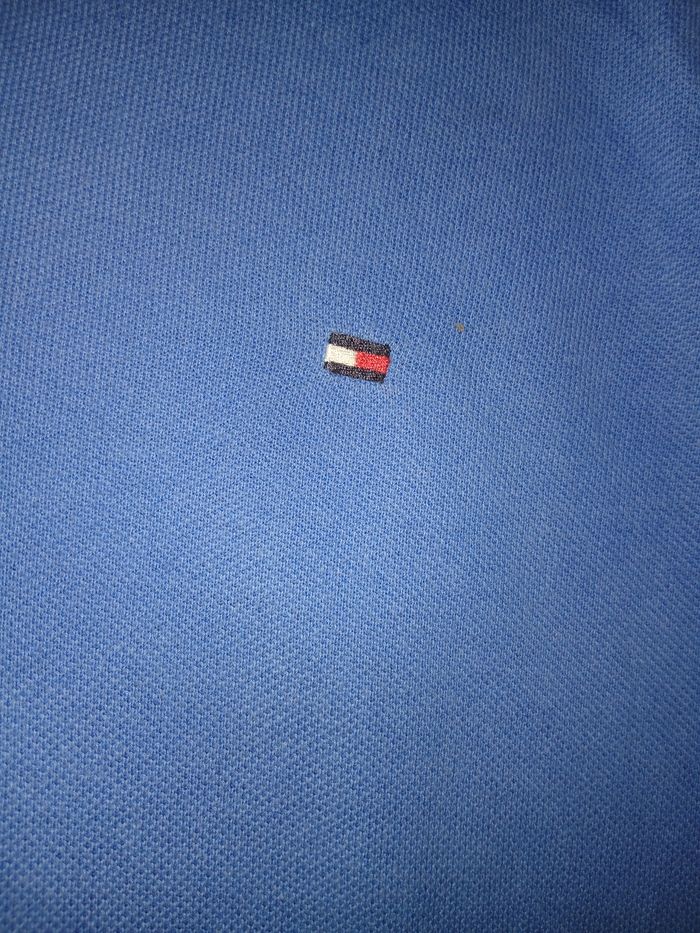 Polo Tommy Hilfiger Bleu Ciel - Taille S - 100% Coton 40's Two Ply
- photo numéro 2