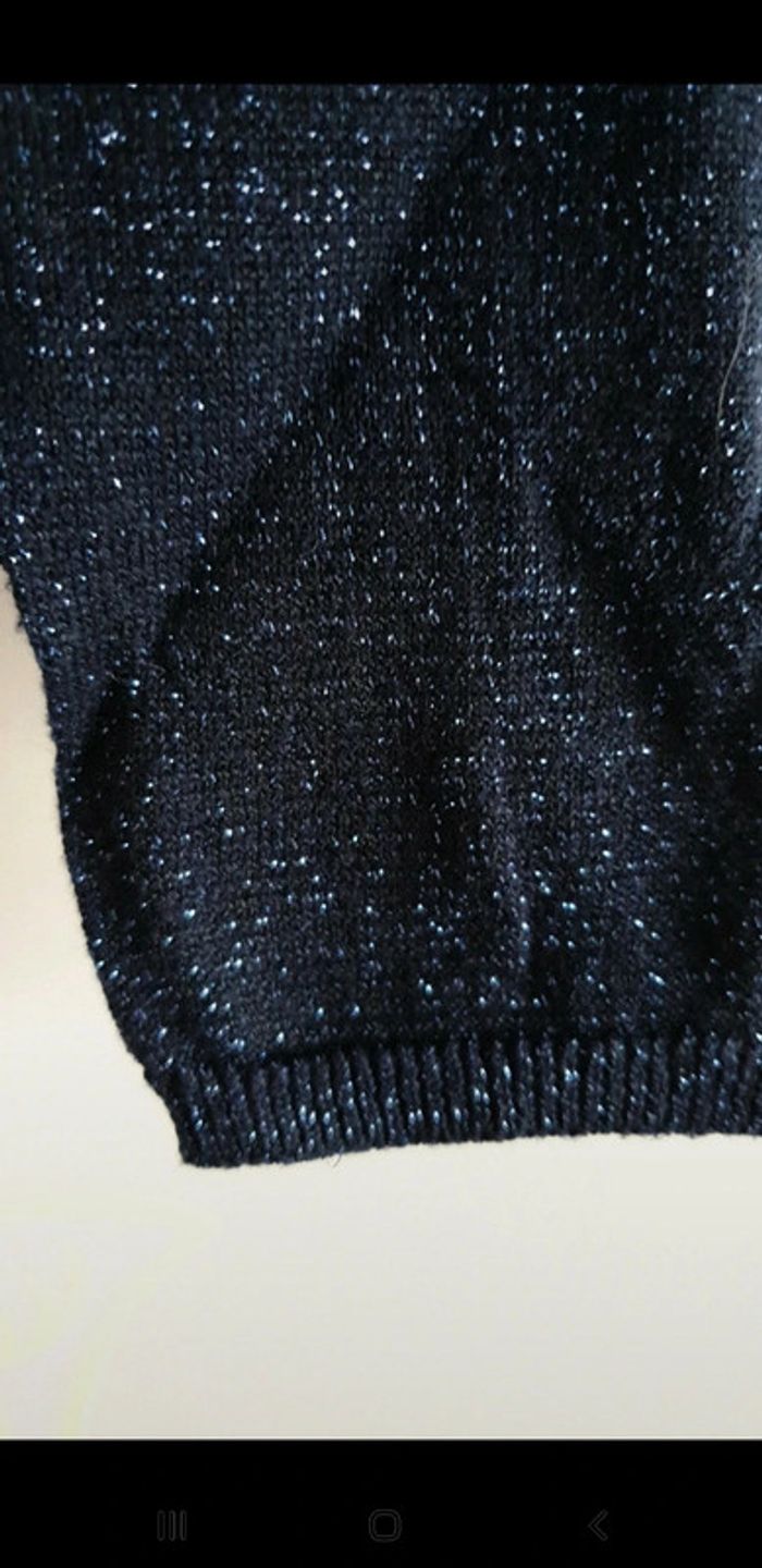 Bolero bleu paillettes 9-10 ans - photo numéro 5