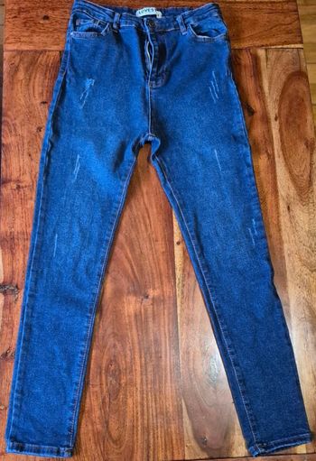 Jeans femme skinny bleu marque Lovest
