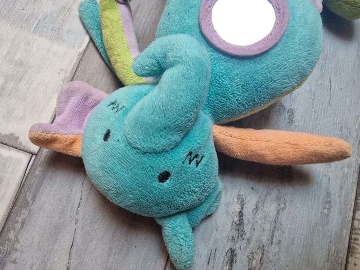 Peluche éléphant anneaux éveil - photo numéro 3