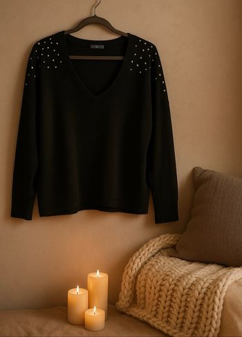 Pull chic col V Kaporal