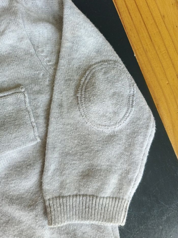 Gilet gris garçon - photo numéro 4