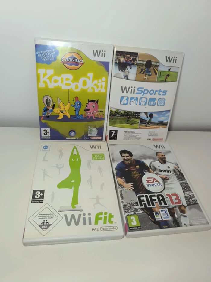 Wii - lot de 4 jeux