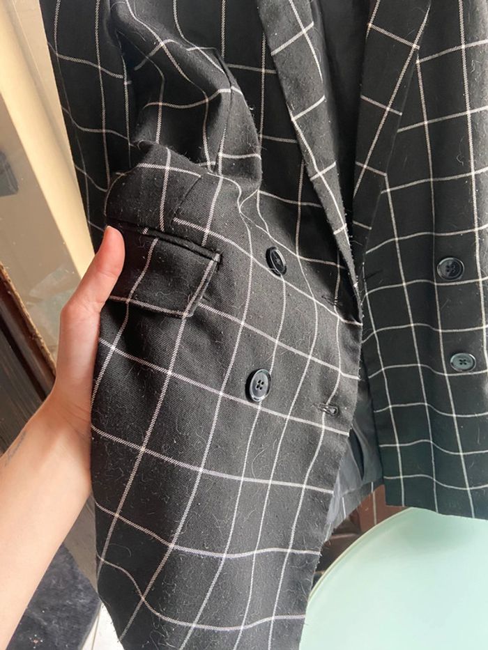 Blazer à carreaux Jennfyer - photo numéro 8