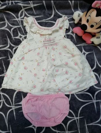 Robe + cullote sur couche
