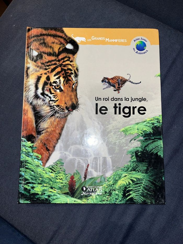 Livre pour enfants sur les animaux le tigre