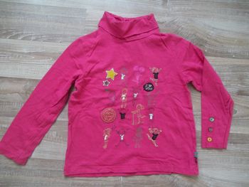 Sous-pull "Major Campus" rose Sergent Major (1) 4 ans/104 cm