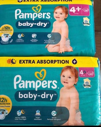 Pampers taille 4+
