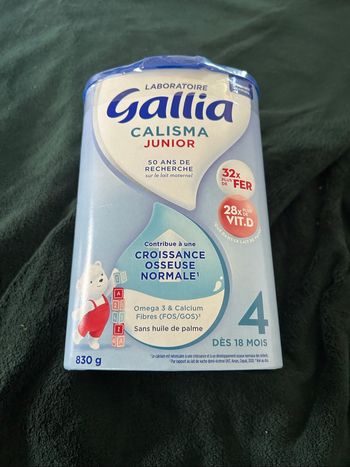 Gallia - lait de croissance 4eme âge