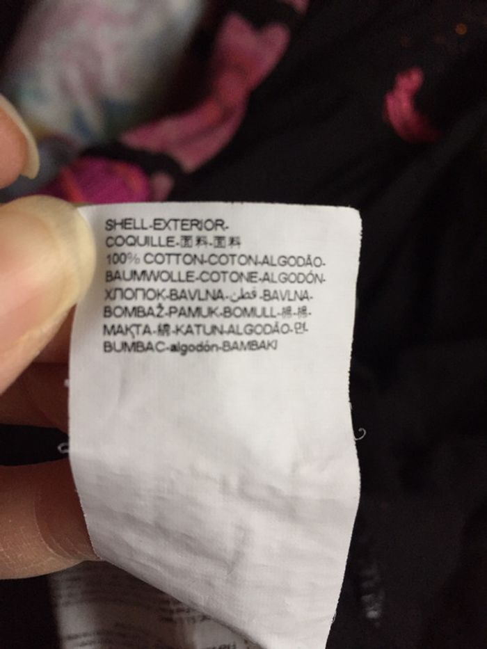 Robe noir/rose Desigual Taille M - photo numéro 2