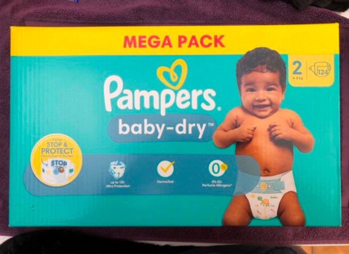Maxi pack pampers taille 2 couches