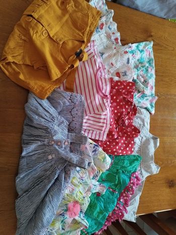 Lot vêtements été fille 18 mois