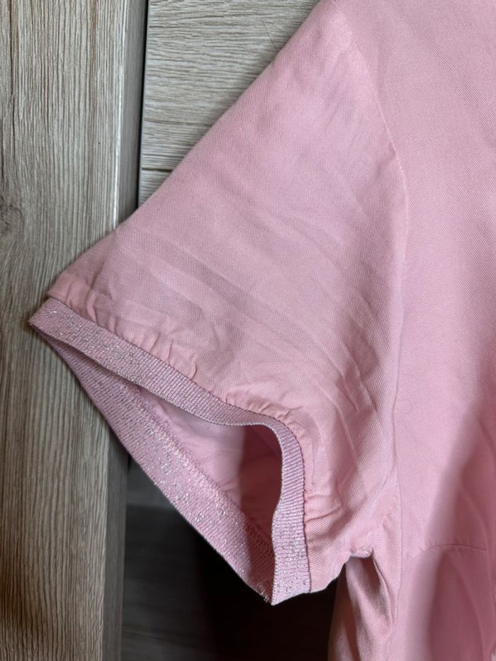 Blouse rose poudré - Taille 50 - photo numéro 4