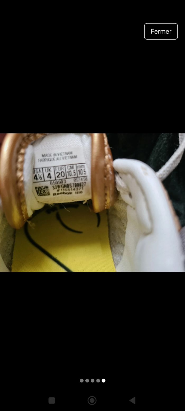 Basket chaussures bébé fille - photo numéro 5