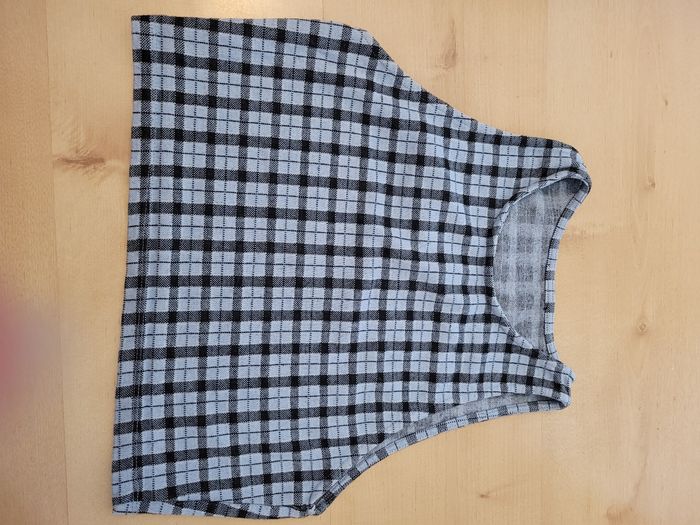 Top à carreaux