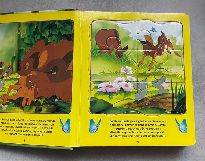 Livre puzzle Bambi - photo numéro 3